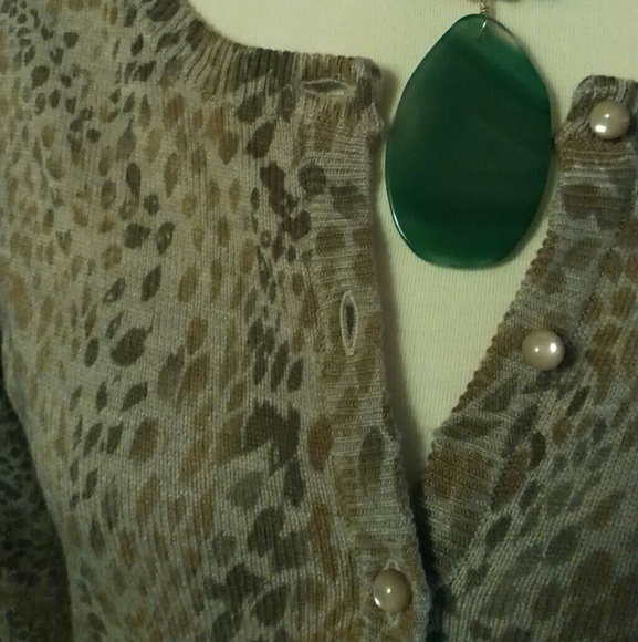Animal leopard print cardigan - Picture 3 of 3